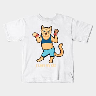 Cat shirt for cat lovers Kids T-Shirt